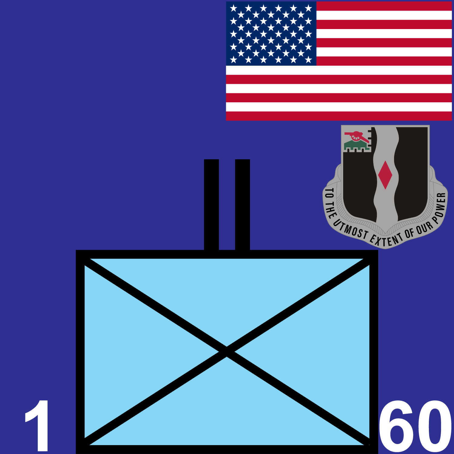 1st Battalion, 60th Infantry Regiment icon